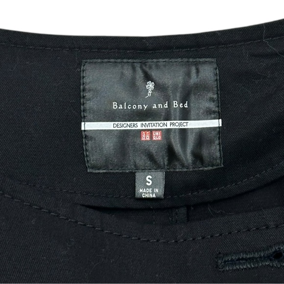 Uniqlo Balcony & Bed Black Ruffle Jacket Designers Invitation Project Small - Picture 2 of 4